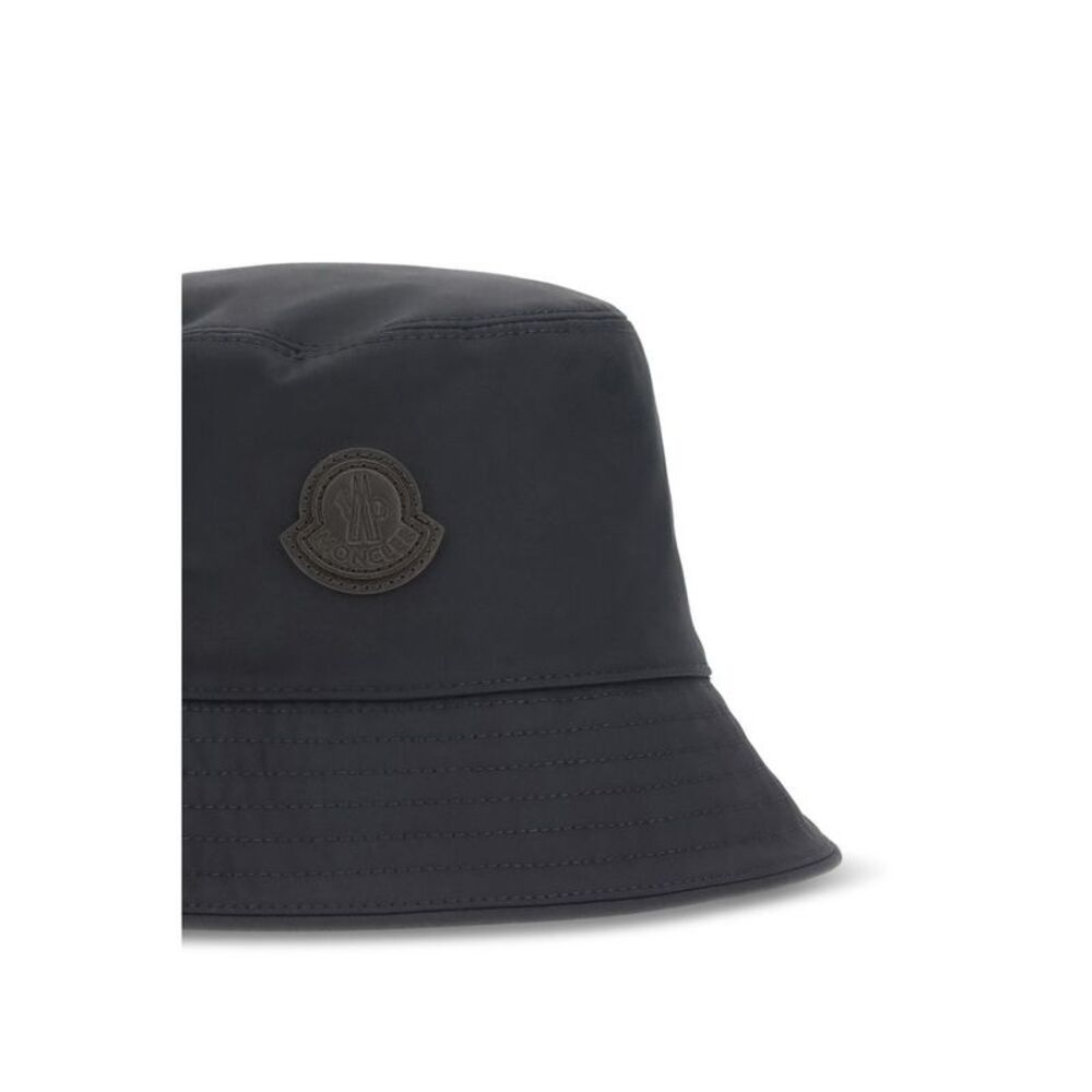 Moncler Blue Cotton Bucket Men's Hat - Picture 3 of 3